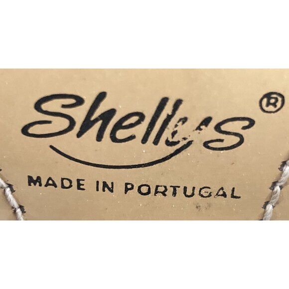 Shellys Women's Size 5 Black Brown Leather Knee-High Buckle Boots shoe Portugal - Picture 7 of 8